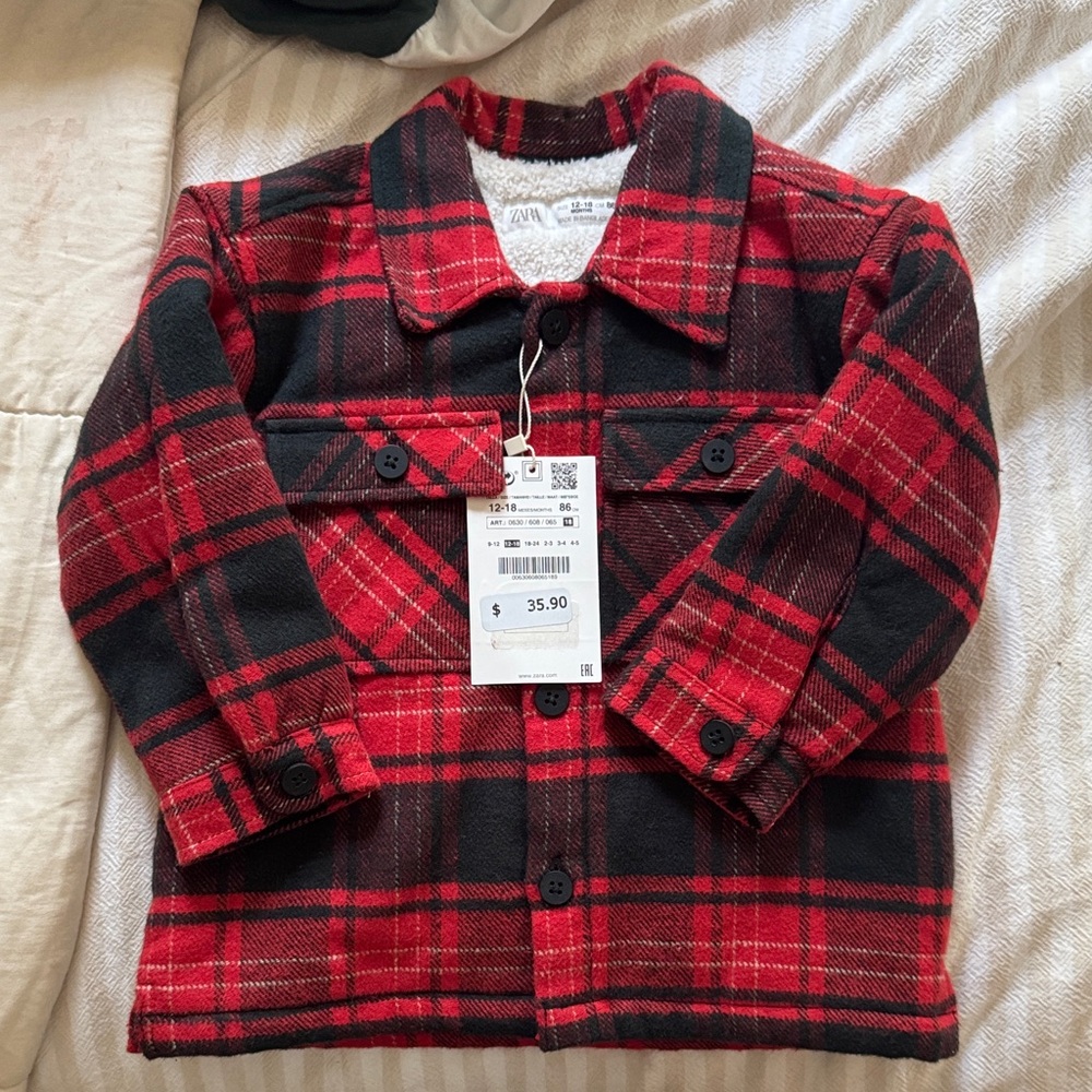 NWT 12/18 month Zara shaket.